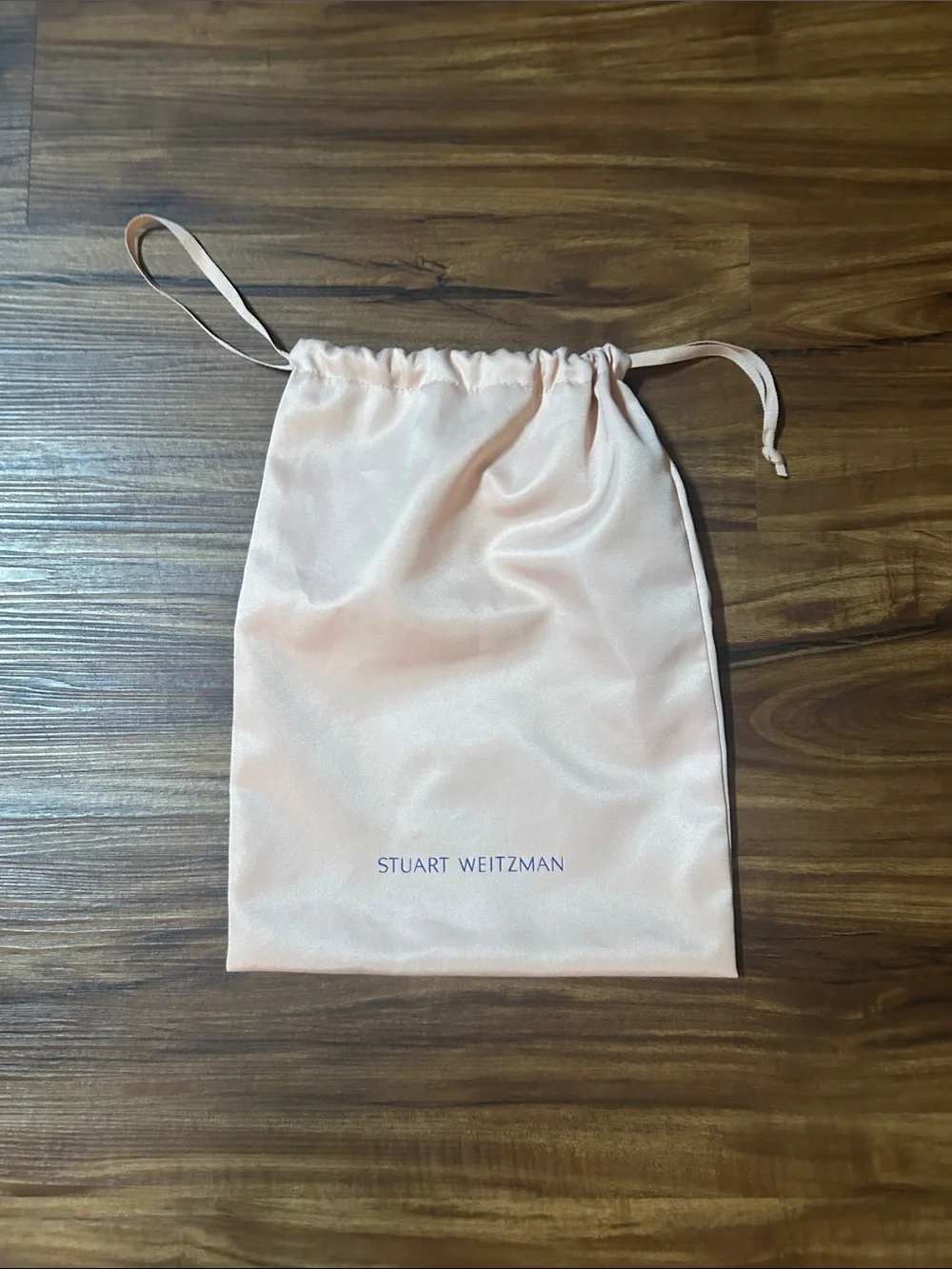 Stuart Weitzman Soft Blush Pink Drawstring Dust Bag